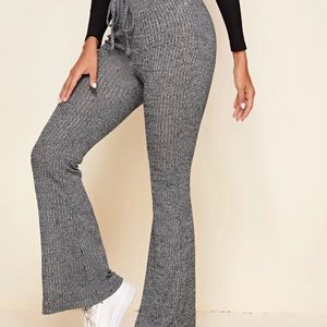 Shein Ribbed Flare Pants
